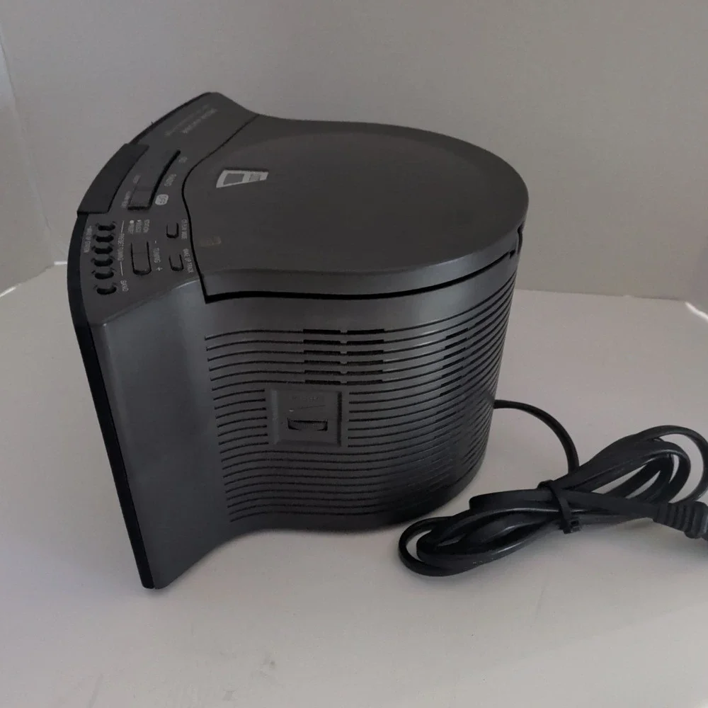 Sony Dream Machine ICF-CD823 FM/AM CD Clock Radio Black Vintage 2000 Dual Alarm